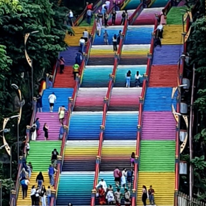 Escaleras de colores Batu Caves