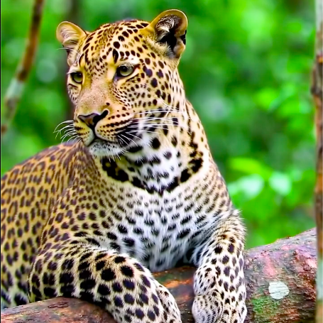 Leopardo avistado en Wilpattu NP, norte de Sri Lanka Leopardo avistado en Wilpattu NP, norte de Sri Lanka